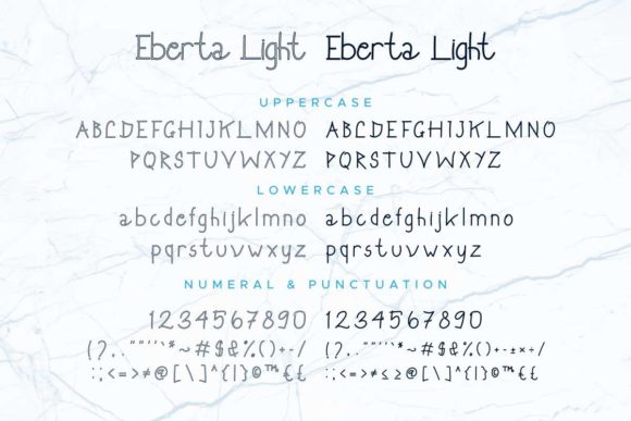 Eberta Light Font - Preview 4