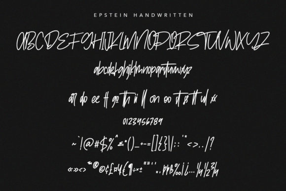 Epstein Font - Preview 6