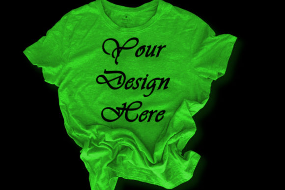 Green Mock Up, Green T-shirt Mockups Graphic T-Shirts By Art Studio