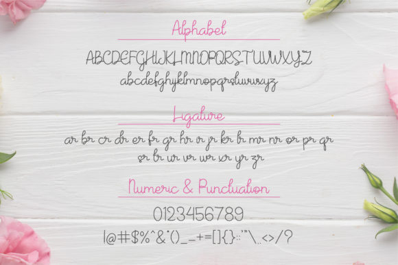 Raloria Font PNG with transparent background - Preview 4