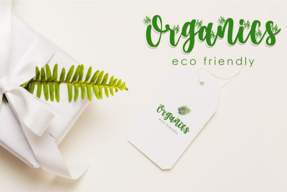 Secret Nature Font PNG with transparent background - Preview 4