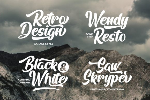 Arfelick Feather Font - Preview 6
