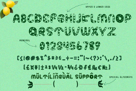 Asparagus Font - Preview 6