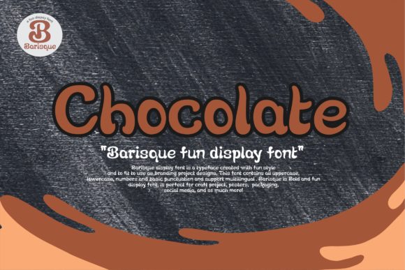 Barisque Font PNG with transparent background - Preview 4