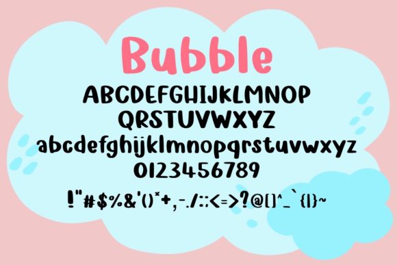 Bubble Font - Preview 4