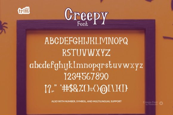 Creepy Font - Preview 6
