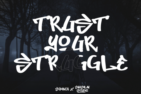Dirty Lizard Graffiti Font - Preview 1