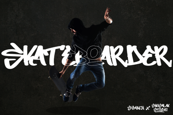 Dirty Lizard Graffiti Font - Preview 4