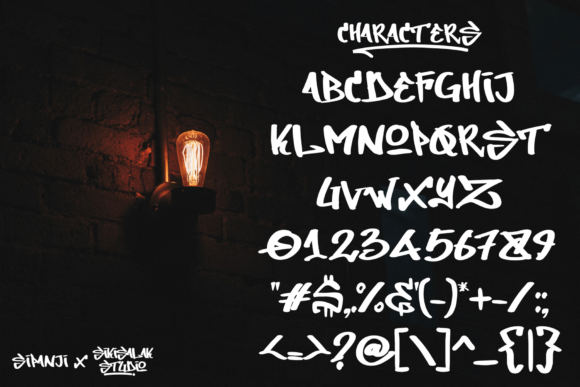 Dirty Lizard Graffiti Font - Preview 5