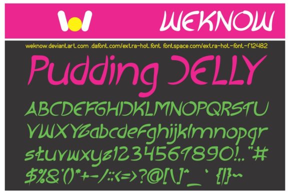 Extra Hot Font - Preview 2