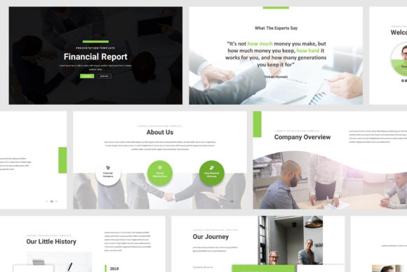 Financial Report Google Slides