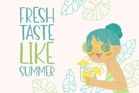 Happy Summer Font - Preview 1