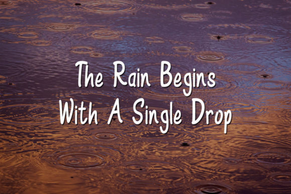 Heavy Rain Font - Preview 2