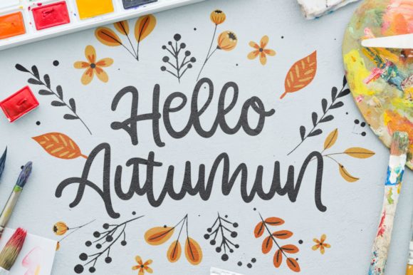 Hello Winkle Font PNG with transparent background - Preview 3