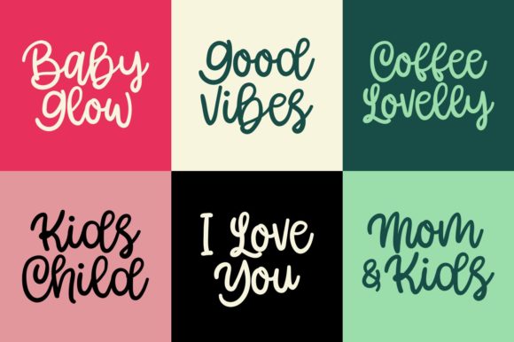 Hello Winkle Font PNG with transparent background - Preview 6