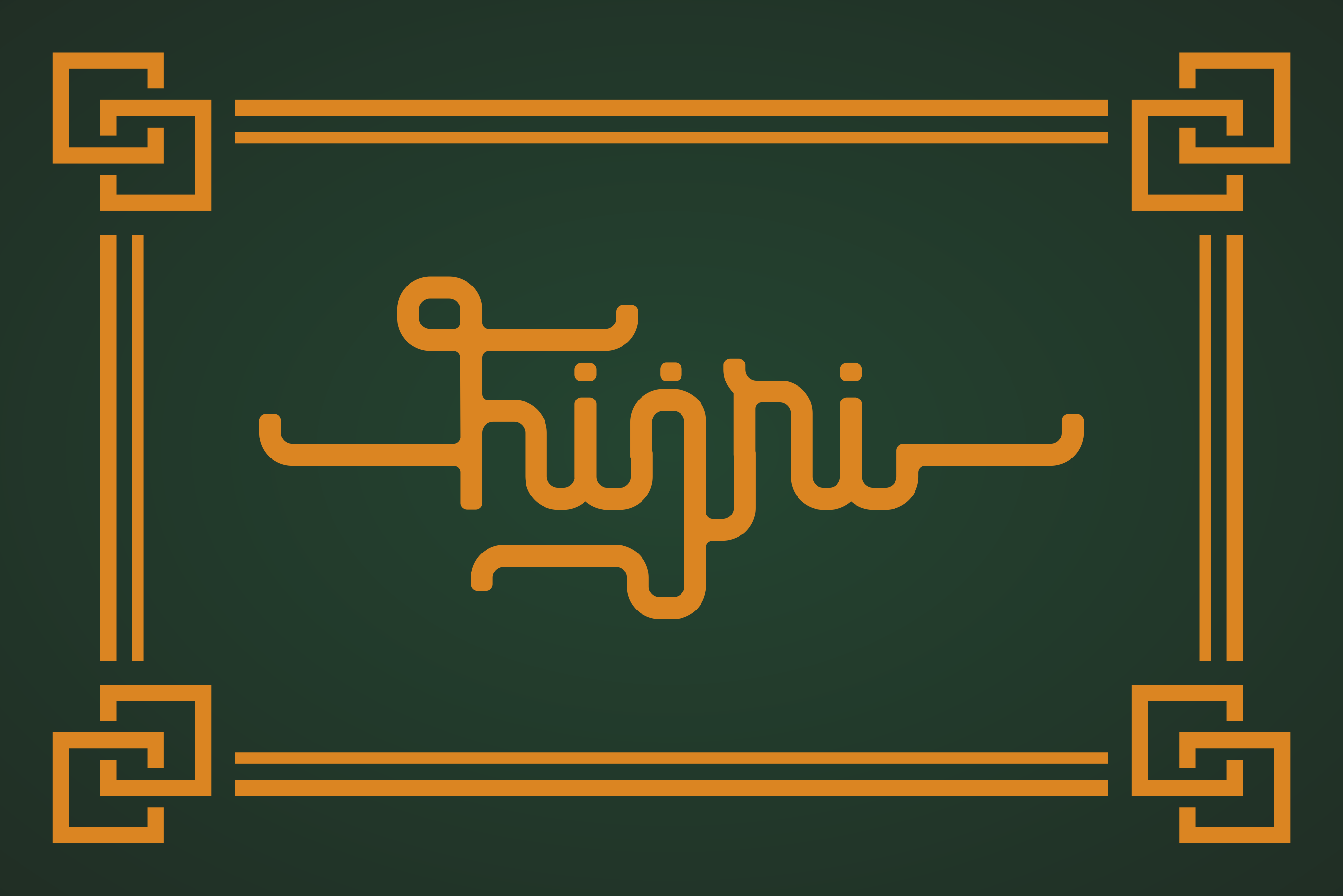 Hijri preview, monoline Arabic-style script font