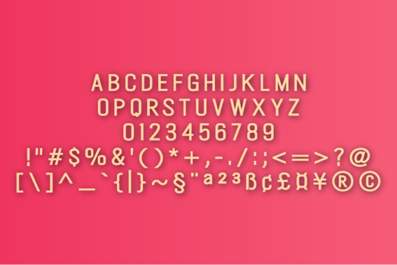 Hysteril Font PNG with transparent background - Preview 2