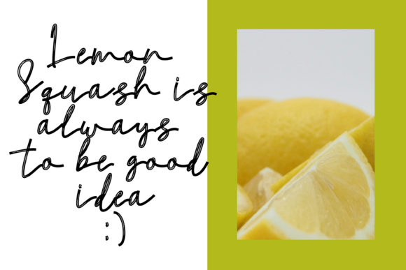 Kuy Lemonade Font font preview - 1