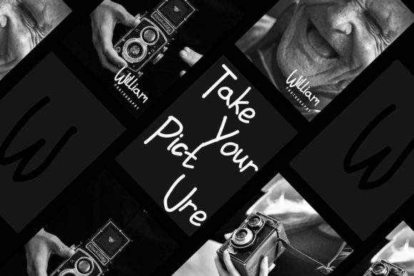 Leading Role Font PNG with transparent background - Preview 4