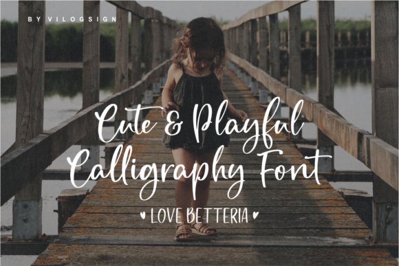 Love Betteria Font PNG with transparent background - Preview 1