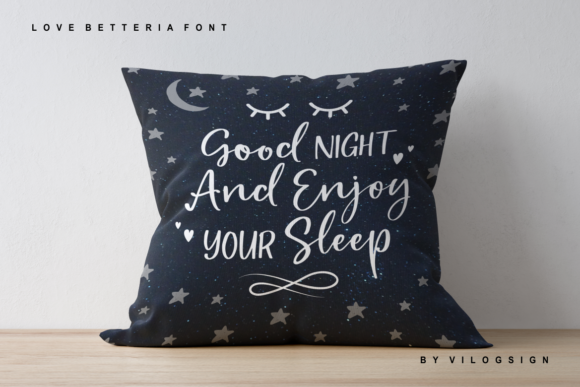 Love Betteria Font PNG with transparent background - Preview 2