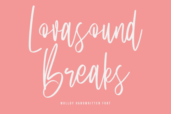 Molldy Font font preview - 3