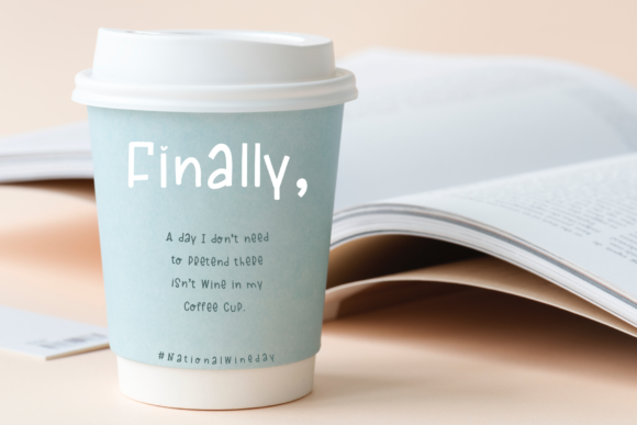 Peachful Font PNG with transparent background - Preview 1