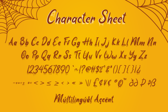 Pumpkin Web Font PNG with transparent background - Preview 6