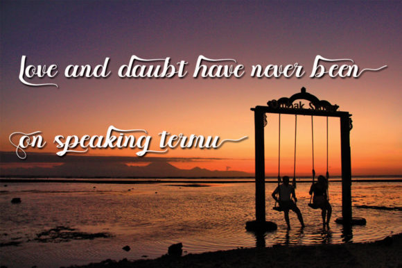 Rahayu Font PNG with transparent background - Preview 2