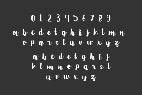 Silvia Aurelly Font PNG with transparent background - Preview 4