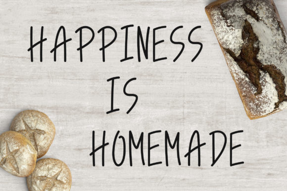 Almond Bread Font - Preview 1