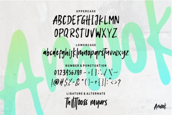 Amook Font - Preview 6