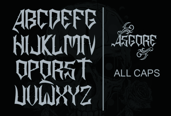 Asgore Font - Preview 3