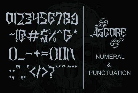 Asgore Font - Preview 4