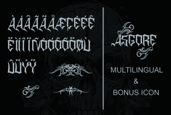 Asgore Font - Preview 5