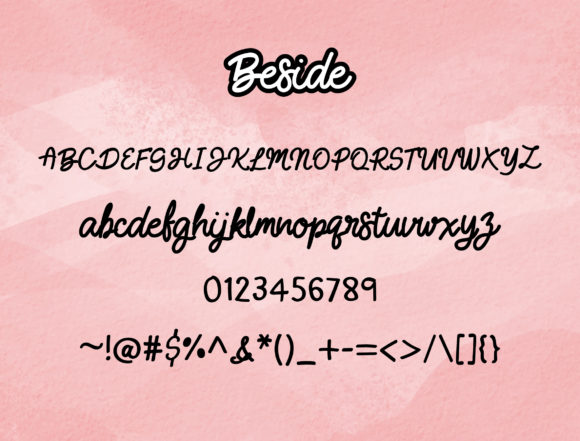Beside Font - Preview 6