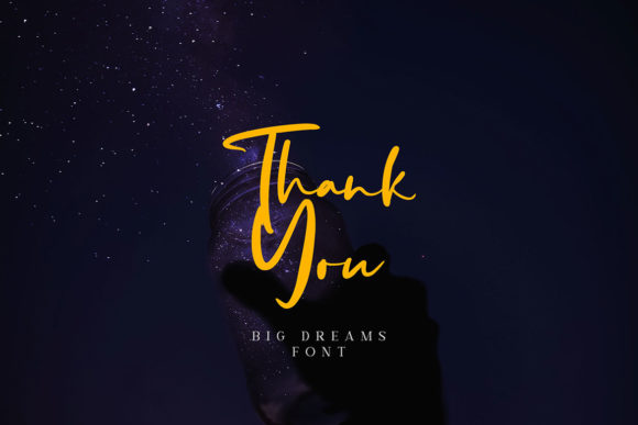 Big Dreams Font - Preview 6