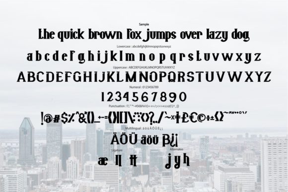 Bigcity Font - Preview 5
