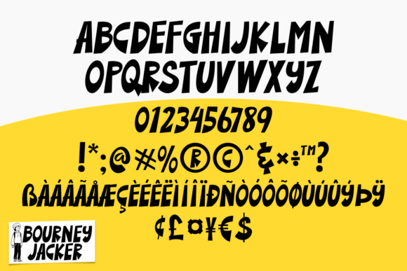 Bourney Jacker Font - Preview 1