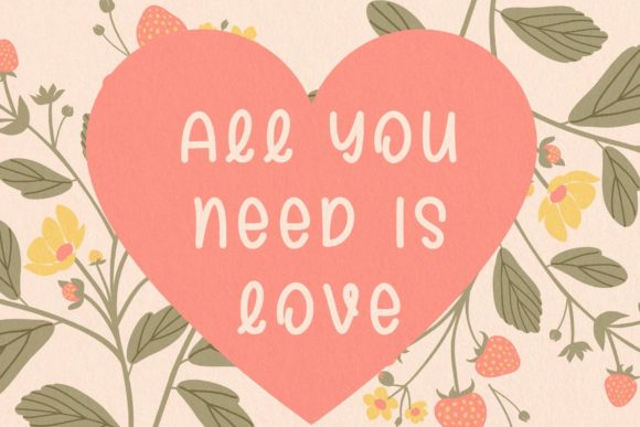 Falling Love Font - Preview 2