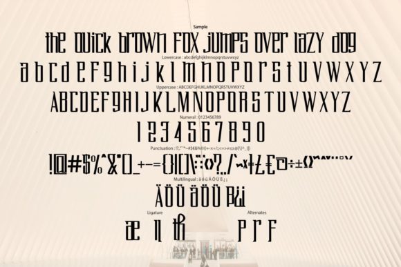 Fly over Font - Preview 5