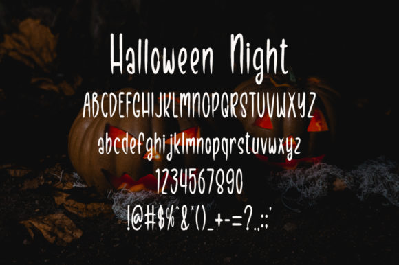 Halloween Night Font - Preview 4