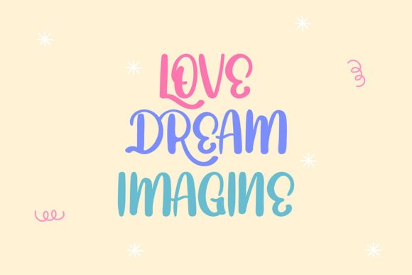 Joyfully Font PNG with transparent background - Preview 3