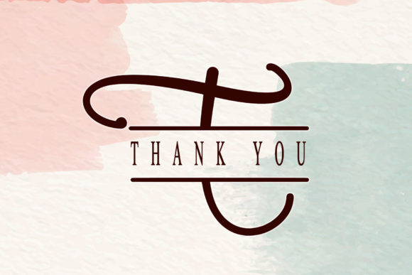Poppy Monogram Font PNG with transparent background - Preview 6