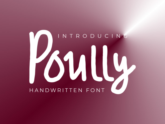 Poully Font font preview - 1