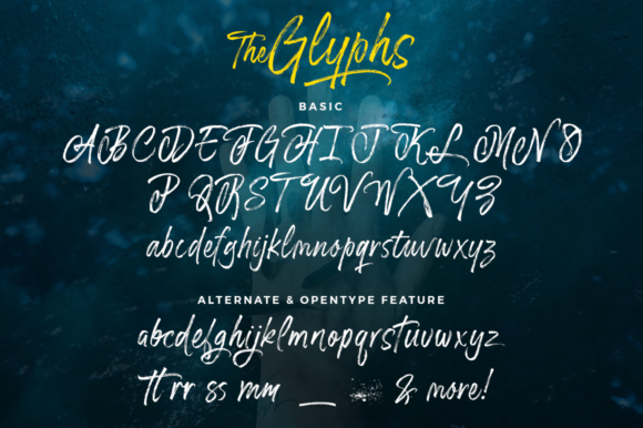 Prayerd Font PNG with transparent background - Preview 5