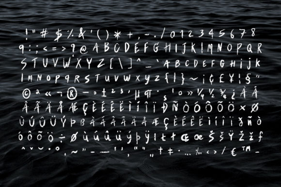 Sleepy Hollow Font PNG with transparent background - Preview 3