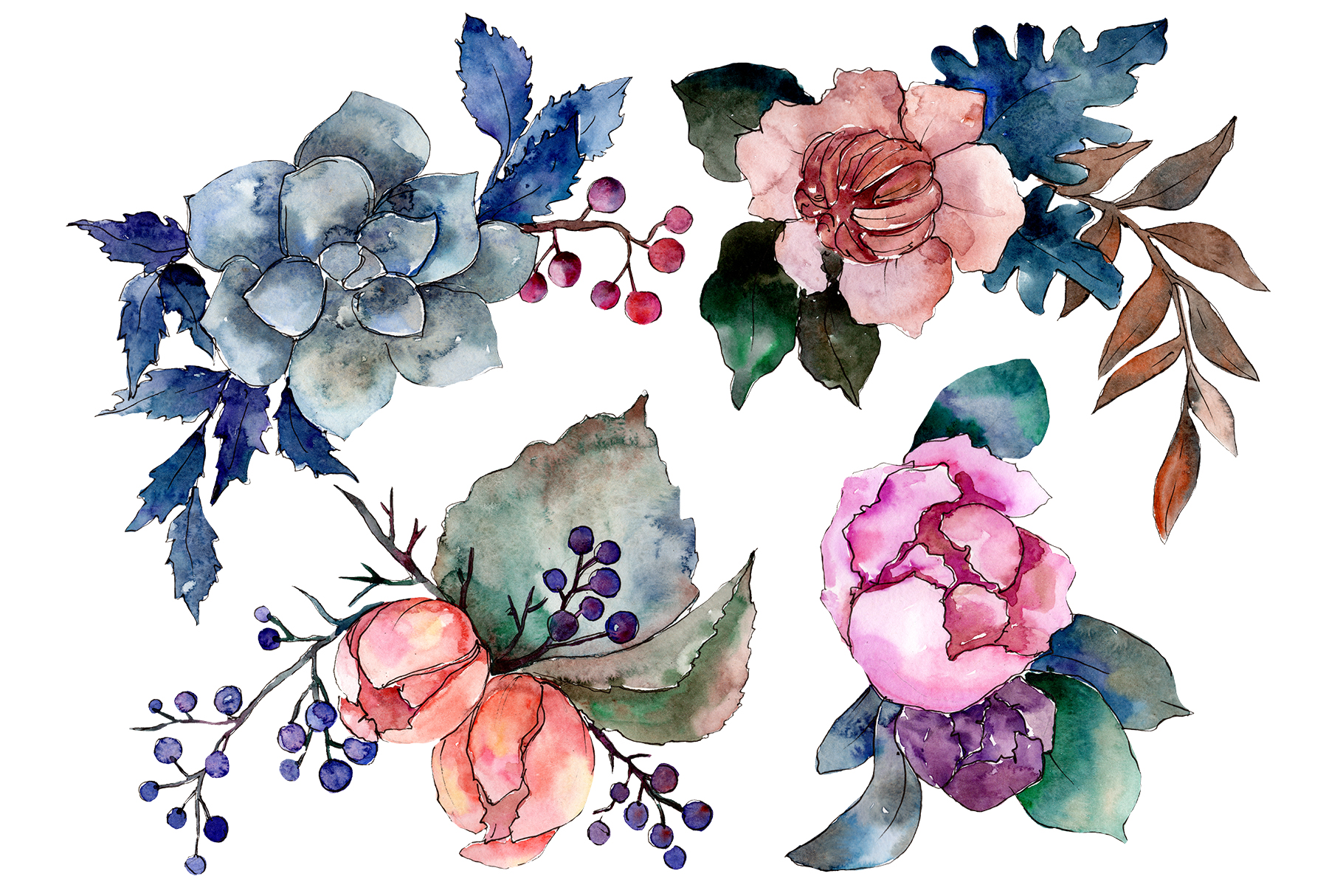 Bridal Bouquet Watercolor Graphic by MyStocks · Creative Fabrica