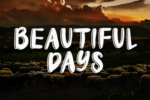 Farm Village Font PNG with transparent background - Preview 4