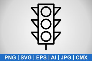 Vector Light Signals Icon Graphic by IYIKON · Creative Fabrica